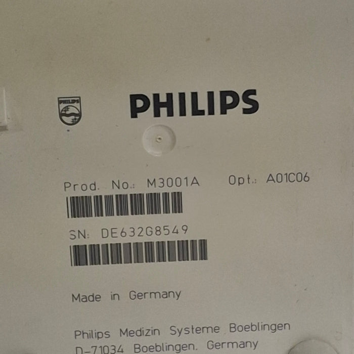 Philips M3001A-A01C06 Fast SpO2, NIBP, ECG, Temp, IBP MMS Module