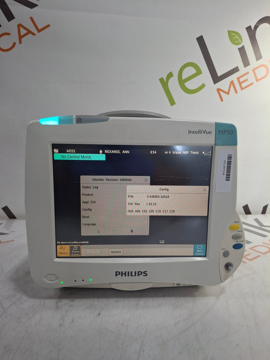 Philips Philips IntelliVue MP50 Patient Monitor Patient Monitors reLink Online