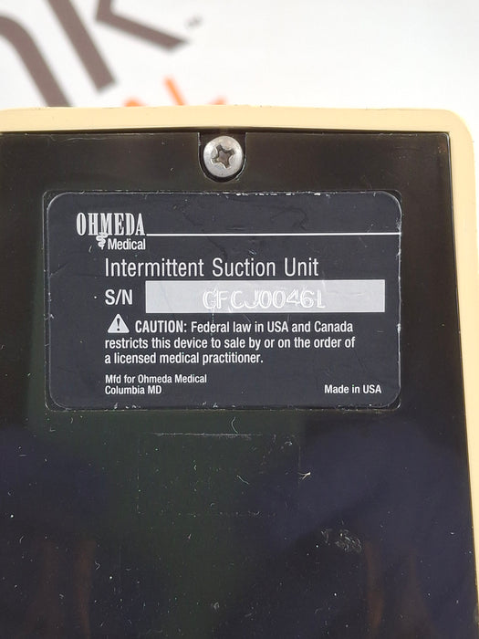Ohmeda Medical 200 Intermittent Suction Unit