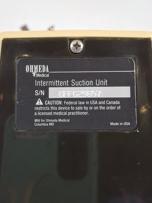 Ohmeda Medical 200 Intermittent Suction Unit