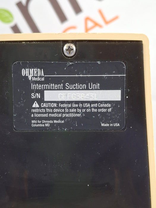 Ohmeda Medical 200 Intermittent Suction Unit