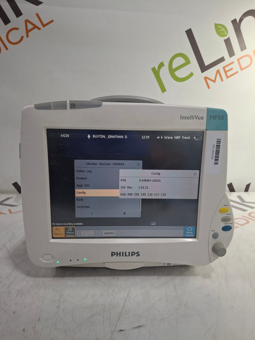 Philips IntelliVue MP50 Patient Monitor