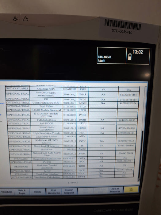 GE Healthcare GE Healthcare Carescape B450 Critical Care Patient Monitor Patient Monitors reLink Online