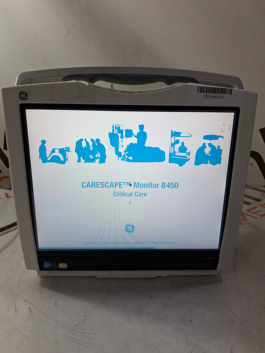 GE Healthcare Carescape B450 Critical Care Patient Monitor