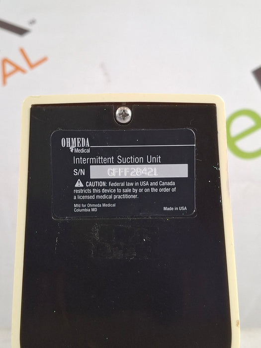 Ohmeda Medical 200 Intermittent Suction Unit