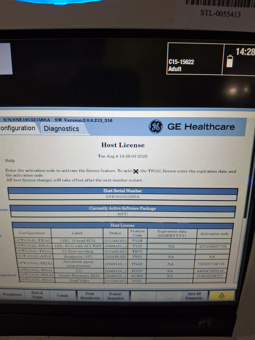 GE Healthcare GE Healthcare Carescape B450 Critical Care Patient Monitor Patient Monitors reLink Online