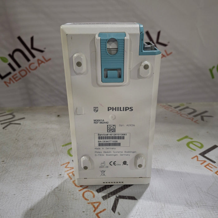 Philips Philips M3001A-A01C06 Fast SpO2, NIBP, ECG, Temp, IBP MMS Module Patient Monitors reLink Online