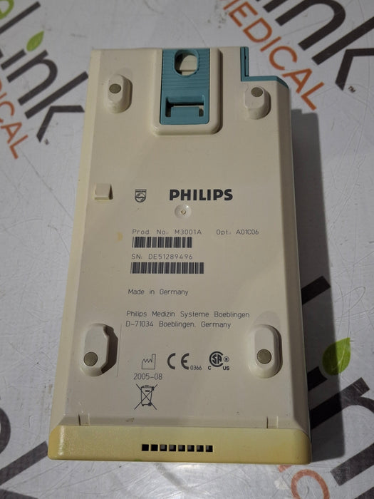 Philips M3001A-A01C06 Fast SpO2, NIBP, ECG, Temp, IBP MMS Module