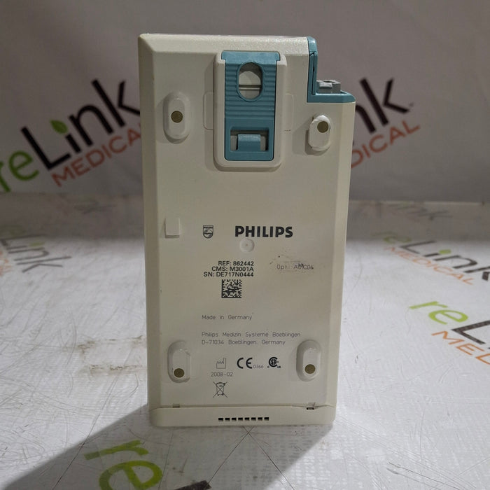 Philips M3001A-A01C06 Fast SpO2, NIBP, ECG, Temp, IBP MMS Module