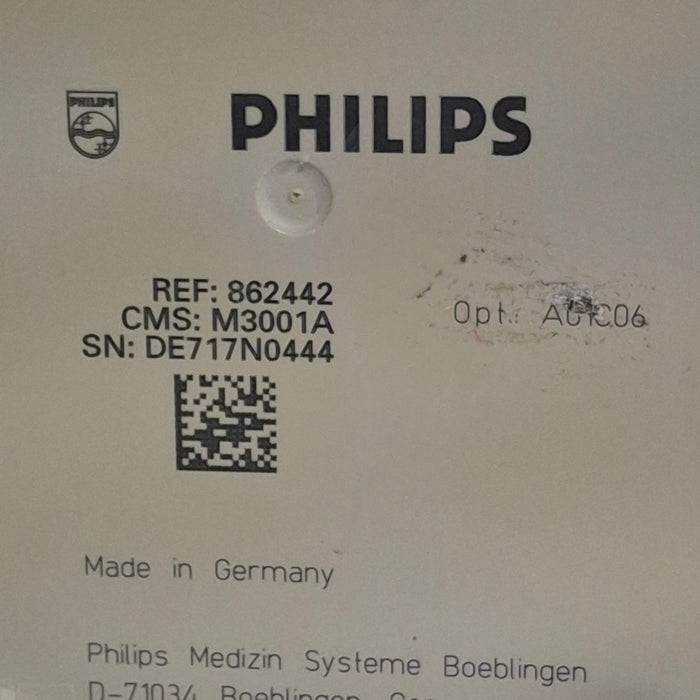 Philips M3001A-A01C06 Fast SpO2, NIBP, ECG, Temp, IBP MMS Module