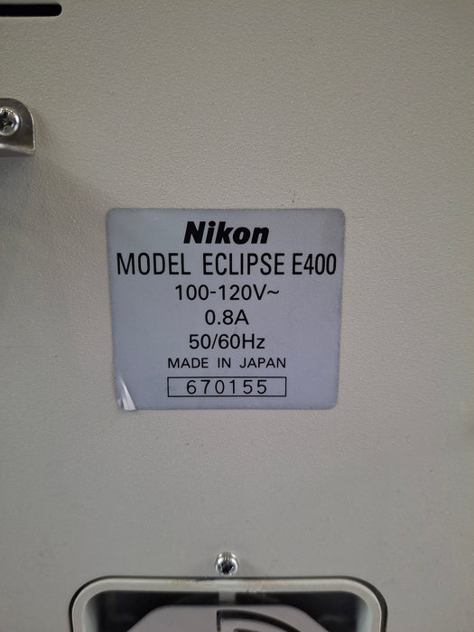 Nikon Eclipse E400 Binocular Microscope