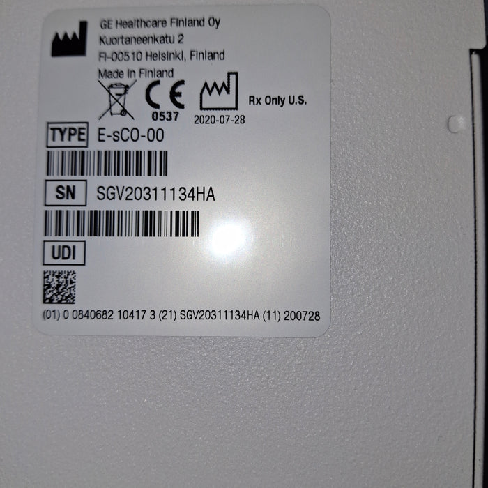 GE Healthcare E-sCO-00 Respiratory Module