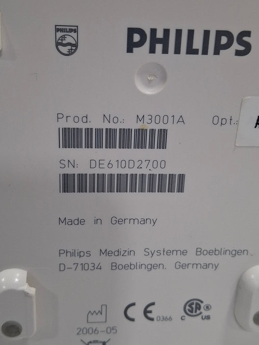Philips M3001A-A01C18 Fast SpO2, NIBP, 12 lead ECG, Temp, IBP MMS Module