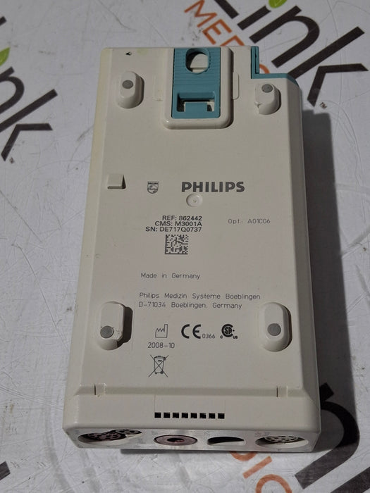 Philips M3001A-A01C06 Fast SpO2, NIBP, ECG, Temp, IBP MMS Module