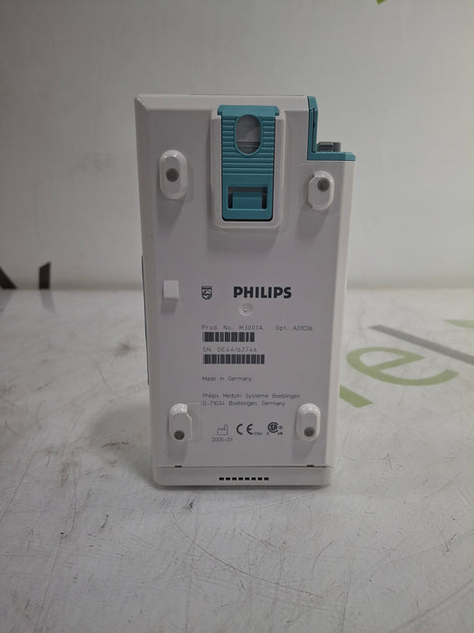 Philips M3001A-A01C06 Fast SpO2, NIBP, ECG, Temp, IBP MMS Module