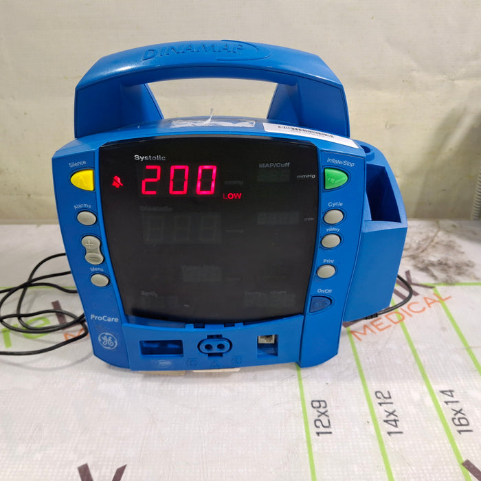GE Healthcare GE Healthcare Dinamap V100 - NIBP, SpO2, Temp Vital Signs Monitor Patient Monitors reLink Online