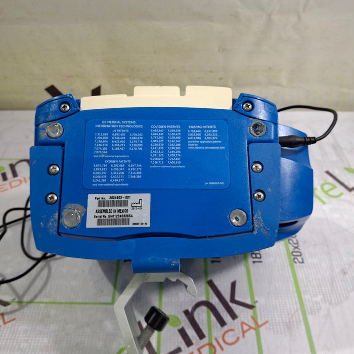 GE Healthcare Dinamap V100 - NIBP, SpO2, Temp Vital Signs Monitor