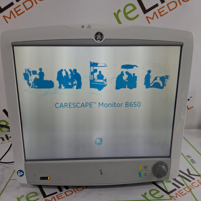 GE Healthcare Carescape B650 Critical Care Patient Monitor