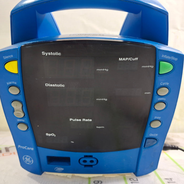GE Healthcare Dinamap ProCare 300 Vital Signs Monitor