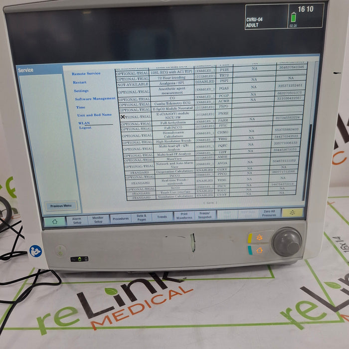 GE Healthcare GE Healthcare Carescape B650 Critical Care Patient Monitor Patient Monitors reLink Online