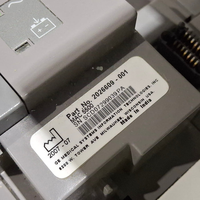 GE Healthcare MAC 5500 ECG with CAM Module