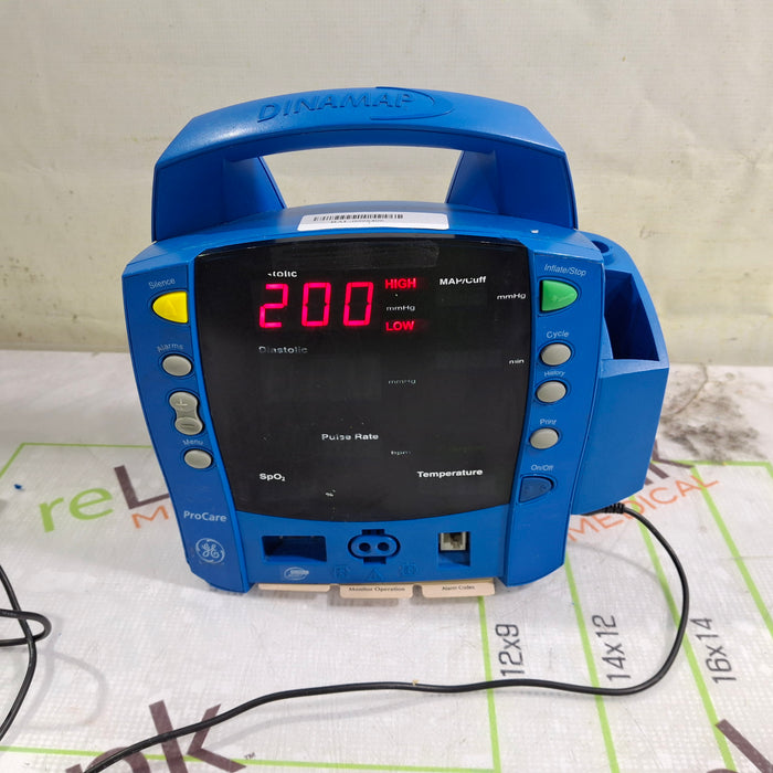 GE Healthcare Dinamap ProCare 400 Patient Monitor