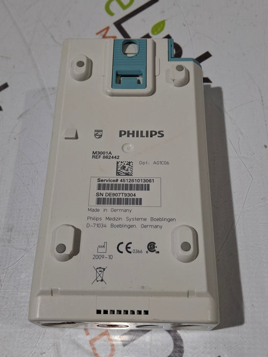 Philips M3001A-A01C06 Fast SpO2, NIBP, ECG, Temp, IBP MMS Module