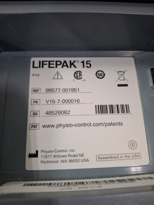 Physio-Control LifePak 15 3-Lead Defibrillator