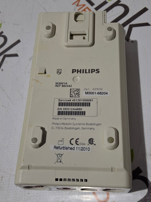 Philips M3001A-A01C06 Fast SpO2, NIBP, ECG, Temp, IBP MMS Module