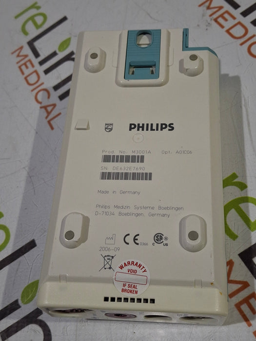 Philips M3001A-A01C06 Fast SpO2, NIBP, ECG, Temp, IBP MMS Module