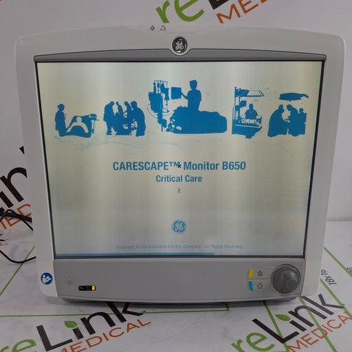 GE Healthcare GE Healthcare Carescape B650 Critical Care Patient Monitor Patient Monitors reLink Online