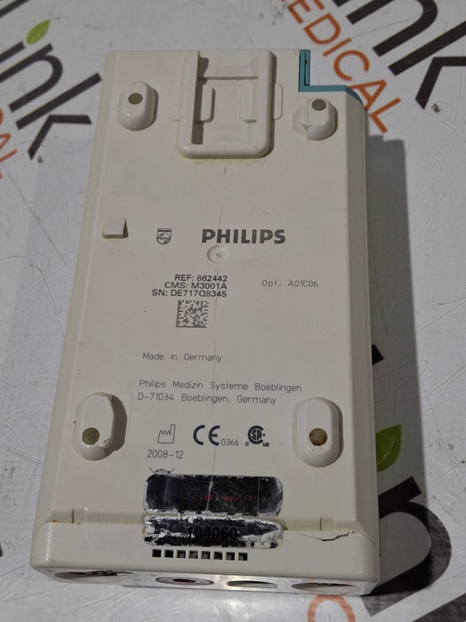 Philips M3001A-A01C06 Fast SpO2, NIBP, ECG, Temp, IBP MMS Module