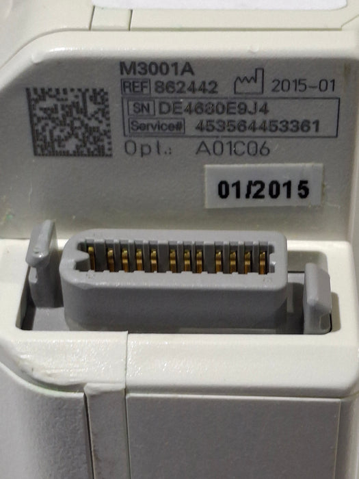Philips M3001A-A01C06 Fast SpO2, NIBP, ECG, Temp, IBP MMS Module
