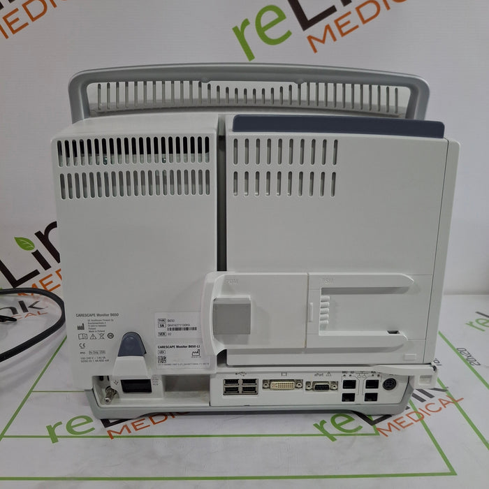 GE Healthcare GE Healthcare Carescape B650 Critical Care Patient Monitor Patient Monitors reLink Online
