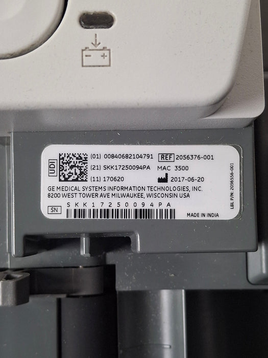 GE Healthcare MAC 3500 ECG