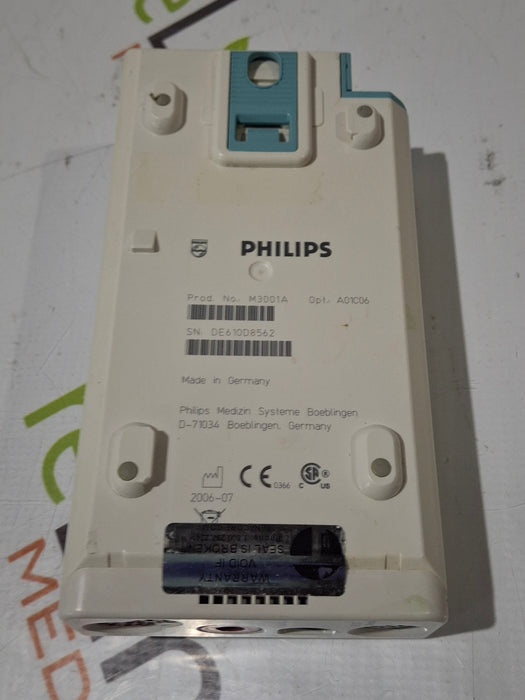 Philips M3001A-A01C06 Fast SpO2, NIBP, ECG, Temp, IBP MMS Module