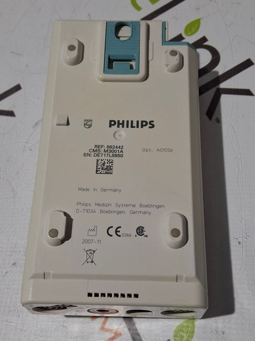Philips M3001A-A01C06 Fast SpO2, NIBP, ECG, Temp, IBP MMS Module