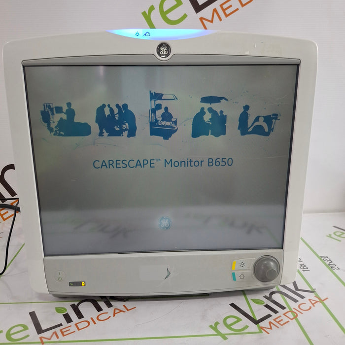 GE Healthcare Carescape B650 Critical Care Patient Monitor