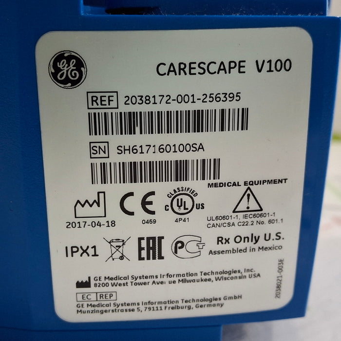GE Healthcare GE Healthcare Dinamap V100 - NIBP, SpO2, Temp Vital Signs Monitor Patient Monitors reLink Online