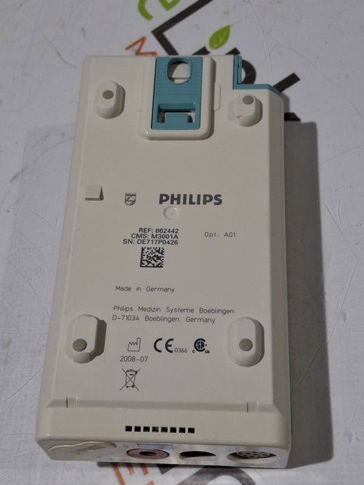 Philips M3001A-A01 Fast SpO2, NIBP, ECG MMS Module