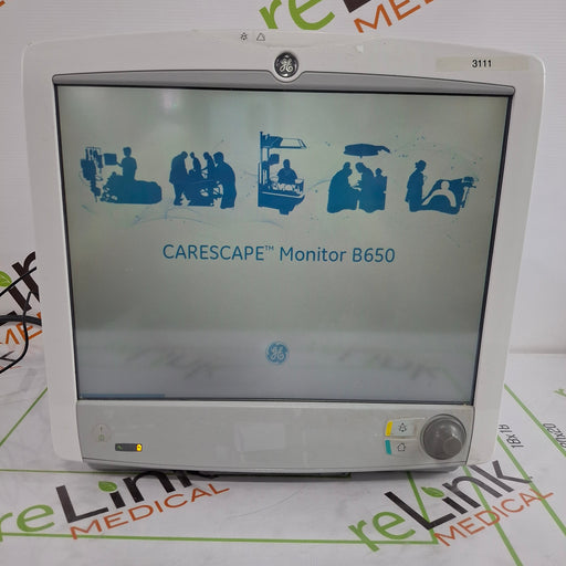 GE Healthcare GE Healthcare Carescape B650 Critical Care Patient Monitor Patient Monitors reLink Online