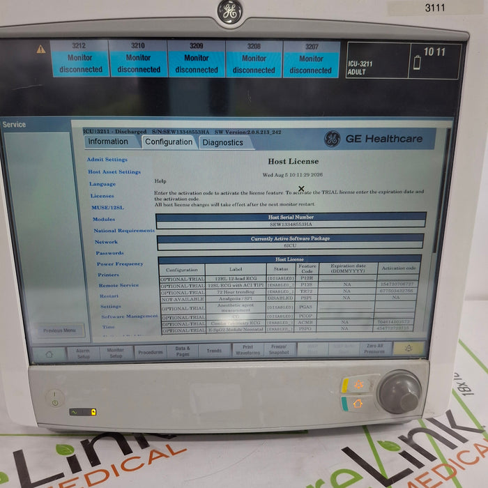 GE Healthcare GE Healthcare Carescape B650 Critical Care Patient Monitor Patient Monitors reLink Online