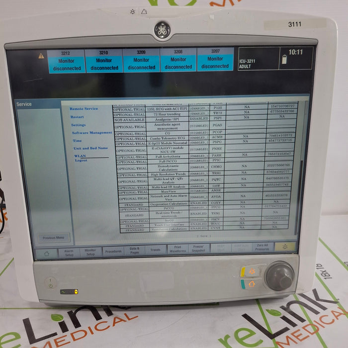 GE Healthcare GE Healthcare Carescape B650 Critical Care Patient Monitor Patient Monitors reLink Online