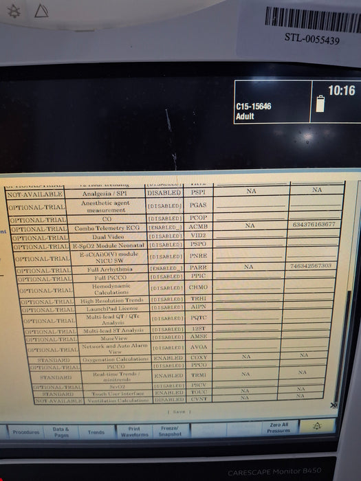 GE Healthcare GE Healthcare Carescape B450 Critical Care Patient Monitor Patient Monitors reLink Online