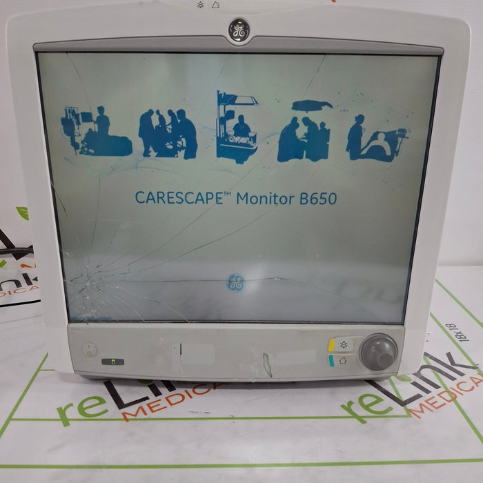 GE Healthcare Carescape B650 Critical Care Patient Monitor