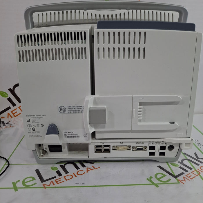 GE Healthcare Carescape B650 Critical Care Patient Monitor
