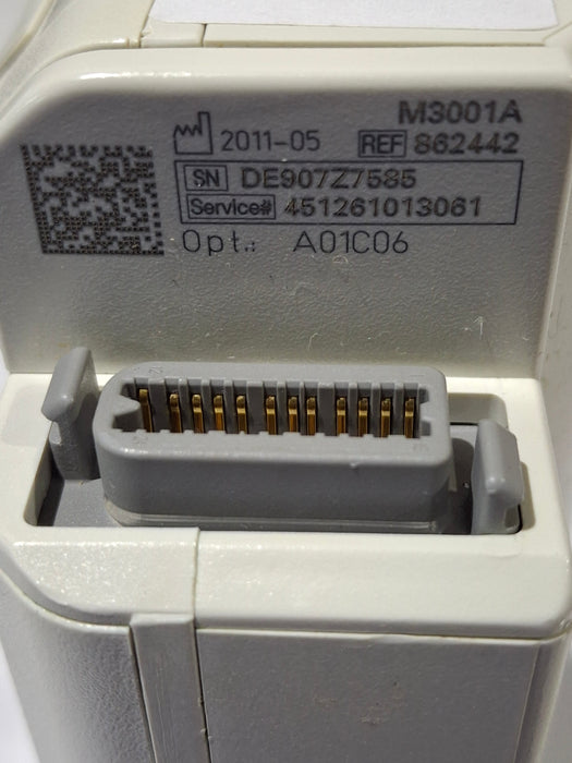Philips M3001A-A01C06 Fast SpO2, NIBP, ECG, Temp, IBP MMS Module