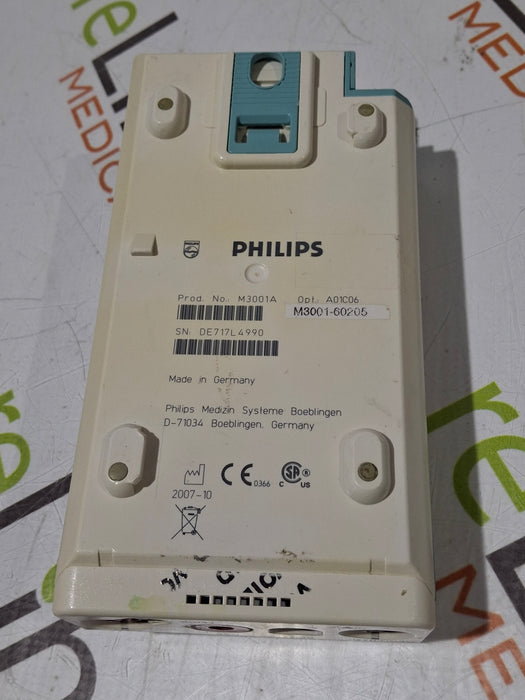 Philips M3001A-A01C06 Fast SpO2, NIBP, ECG, Temp, IBP MMS Module