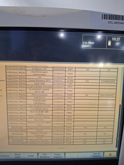 GE Healthcare Carescape B450 Critical Care Patient Monitor