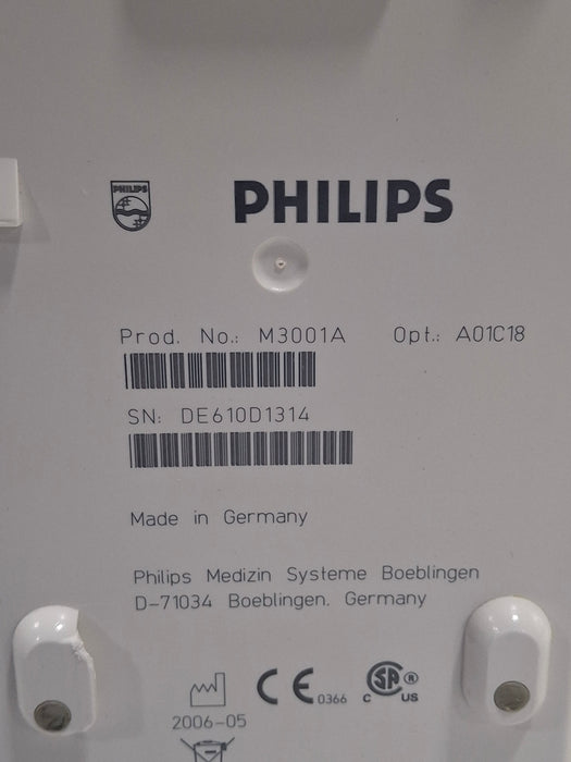 Philips Philips M3001A-A01C18 Fast SpO2, NIBP, 12 lead ECG, Temp, IBP MMS Module Patient Monitors reLink Online